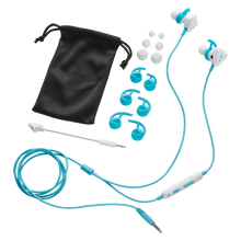 Load image into Gallery viewer, Battle Buds In-Ear Gaming Headset - White/Teal - Atlas Edge Bundle
